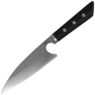 Due Cigni PratiKO 2 - Petty Kitchen Knife Black G10, Satin Sandvik 12C27 by Michele Massaro (2C 3001)