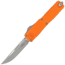 Nóż automatyczny OTF Microtech UTX-70 Gen IV S/E Orange Aluminium, Apocalyptic M390MK by Tony Marfione (11484-10APOR)