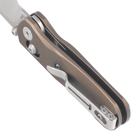 Bestechman Sprite Knife Bronze Titanium, Stonewashed/Satin M390 (BMK21B)
