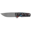 WE Knife Navo Nebula Fat Carbon Fiber, Hand Rubbed Satin CPM 20CV by Ostap Hel (WE22026-4)