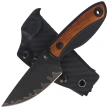 Kizer Finch Knife Black G10/Mkuruti Wood, Acid Washed 3-layer Composite Steel by Vincent Rizzo (1134A1)