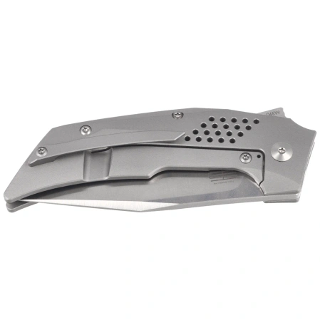 Reate T3500 Knife Gray Titanium, Stonewashed / Satin M390 by Tashi Bharucha