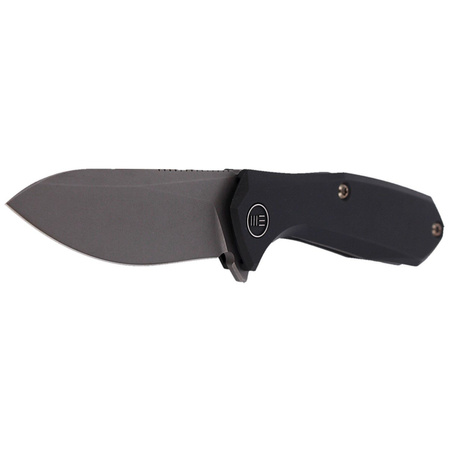 WE Knife Mote Black Titanium, Gray Stonewashed CPM S35VN by Ostap Hel (2005C)