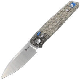 Reate PL-6 Knife Green / Black Micarta, Satin Nitro-V (PL-6 GRBKM SAT)