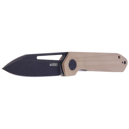 Nóż składany Kubey Royal Tan G10, Dark Stonewashed D2 by Colin Maisonpierre (KU321E)