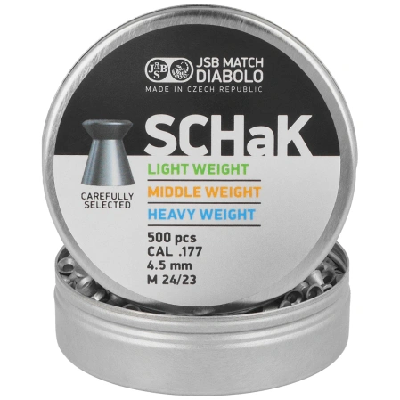 Śrut JSB SCHaK Light Weight 4.50 mm, 0.500 g, 500 szt. (001055-500)