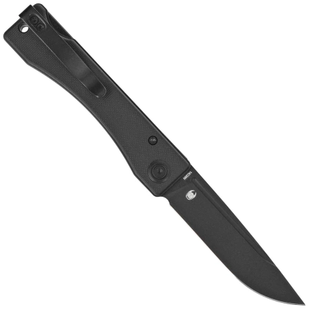 Nóż składany Kubey Akino Black G10, Blackwashed 14C28N by Tiguass (KU2102D)