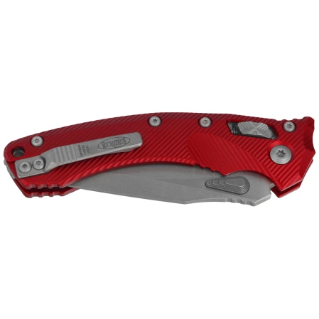 Microtech Amphibian Ram-Lok S/E Knife Fluted Merlot Aluminium, Apocalyptic M390MK by Tony Marfione (137RL-10APFLMR)