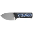 Kizer Whiskey Jack Knife Black G10 / Vortex Micarta, Satin AEB-L by Jonathan Styles (1108A6)