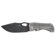 Nóż składany Kizer Allure Silver Titanium / Black Norplex UltreX Micarta, Black Stonewashed S45VN by Johan Jordaan (Ki4763LDA2)