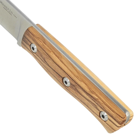 Maserin Path 915/OL Knife Olive Wood, Stonewashed M390 by Igor Bortolussi