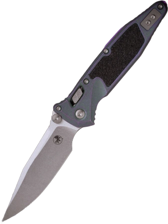 Nóż składany Microtech Socom Ram-Lok S/E Marfione Select Nebula Green Titanium, Purple Bksp, Stonewshed M390MK by Tony Marfione (160RL-10MS10)