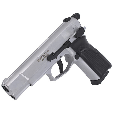 Airgun set 04: Voltran Ekol ES 66 White 4.5 mm Pistol, 1500 BBs, 10 CO₂ cartridges, 100 targets