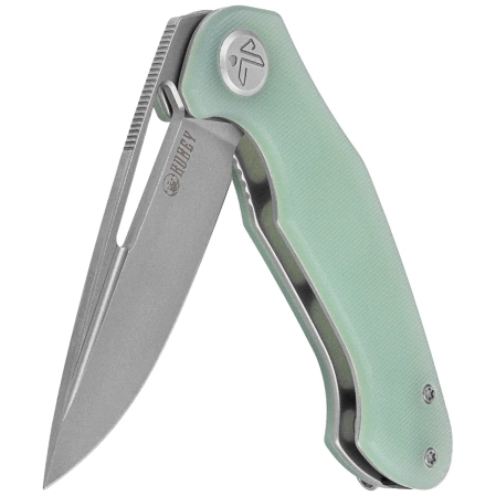 Kubey Dugu Knife Jade G10, Beadblasted 14C28N (KU210I)