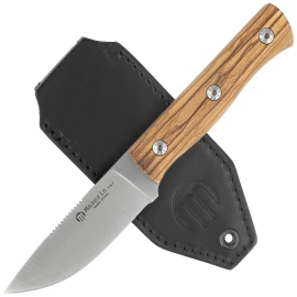 Maserin 915 Path Knife Olive Wood, Stonewashed M390 by Igor Bortolussi (915/OL)