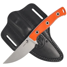 Microtech Akris S/E Knife Ember G10, Stonewashed M390MK by Tony Marfione (95-10EM-2)