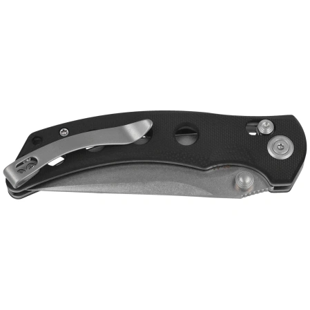 Nóż składany Kubey Hound Black G10, Stonewashed 14C28N by Maksim Tkachuk (KU172A)