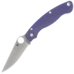 Spyderco Military 2 Knife Dark Blue G10, Satin CPM S110V by Sal, Eric Glesser (C36GPDBL2)
