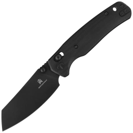 Bestechman Cicada's Wing Knife Black G10, Black PVD 10Cr15MoV (BMK06-C-6)