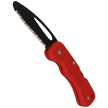 Nóż ratowniczy MAC 697 Rescue 2 Red FRN, Black Idroglider W 1.4034