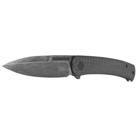Nóż składany Civivi Caetus Twill Carbon Fiber, Black Hand Rubbed Damascus (C21025C-DS1)