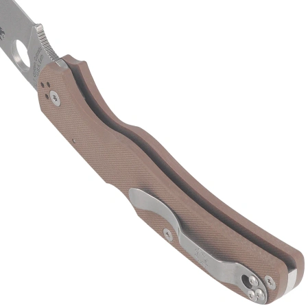 Nóż składany Spyderco Native Chief Sprint Run Brown G10, Satin CPM 15V by Sal, Eric Glesser (C244GPBN15V)