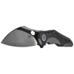 Bestech Nogard Grey Titanium/Black Blue Marbled Carbon Fiber, Satin/Black Stonewashed M390 by Kombou Knife (BT2105A)
