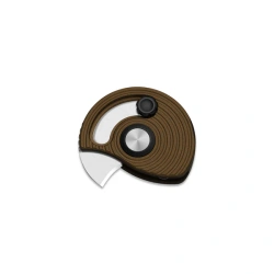 Nóż składany Kizer Snail-Trail Brass Aluminum, Satin AEB-L by Caleb Waldman (V2757A1)