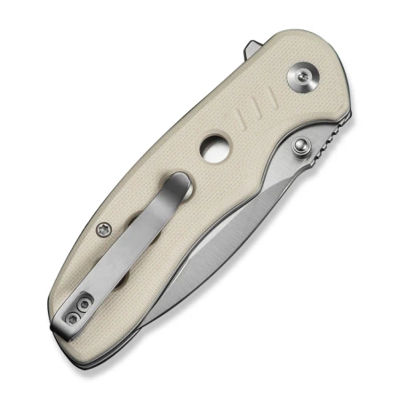 Nóż składany Civivi Triptych Ivory G10, Satin 14C28N (C23085B-2)