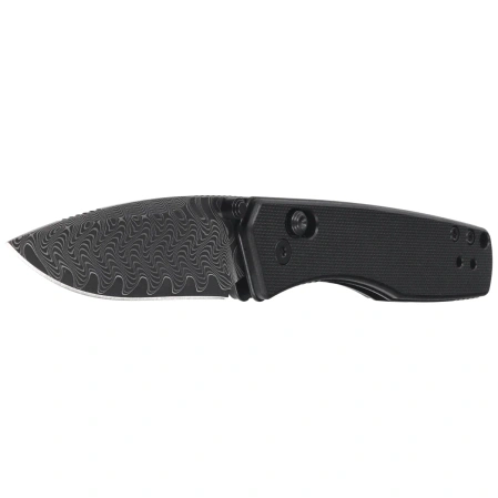Nóż składany Kizer Aegis Black G10, Black Matte Damascus by Azo (V3774A2)