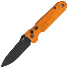 Nóż automatyczny Fox Predator II 2F Full Auto Orange Aluminium, Black Idroglider Hybrid Cryo (FX-448 AL O)