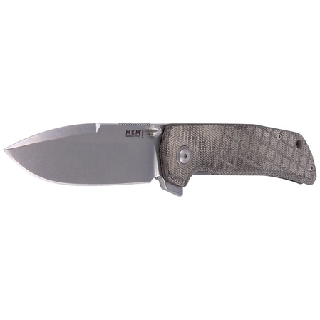Nóż składany MKM Maximo Green Micarta, Stone Washed by Bob Terzuola (MK MM-GCT)