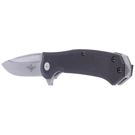 Maserin Police 680 Black G10, Stonewashed N690 by Nicolai Lilin Knife (680/G10N)