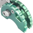 Nóż składany Bestechman Turtle Green Titanium, Bead Blasted 14C28N (BM20D)