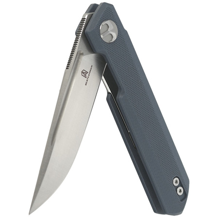 Nóż składany Bestechman Mini Dundee Grey G10, Stonewashed / Satin D2 by Ostap Hel (BMK03D)