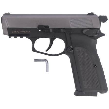 Zestaw wiatrówkowy 17: pistolet Voltran Ekol ES P66C Fume 4.5 mm, 1400 BBs, 10 kapsuł CO₂, 100 tarcz