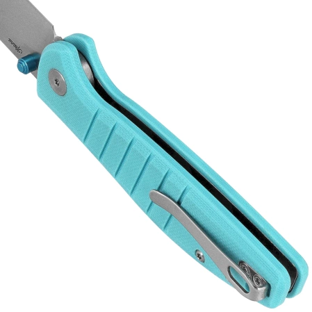 Nóż składany Bestechman Goodboy Jr. Light Blue G10, Satin/Stonewashed D2 by Keanu Alfaro (BMK10B)