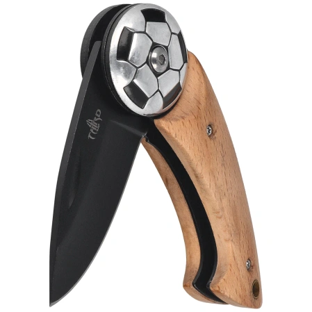 Nóż składany Third Decor Habitat Football Beech Wood, Black 420 (N117N)