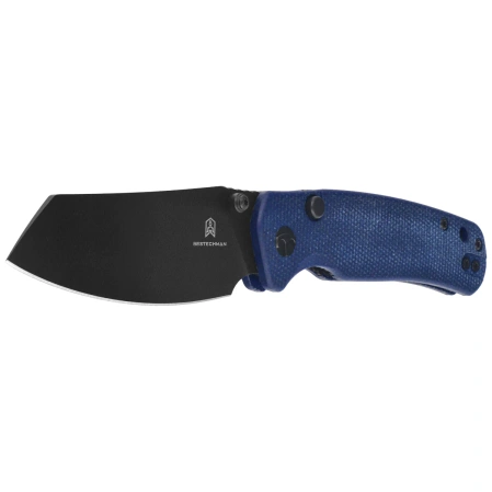 Nóż składany Bestechman Cicada's Wing-TL Blue Canvas Micarta, Black PVD 10Cr15CoMoV (BMK24-M-4)