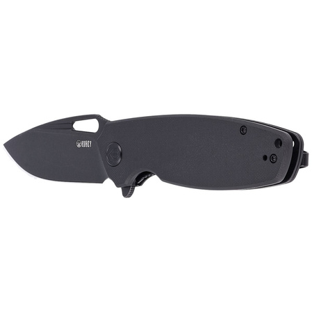 Nóż składany Kubey Tityus Black G10, Dark Stonewashed D2 (KU322C)