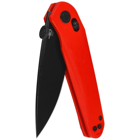 Nóż składany Bestech Mothus Red G10, Black Stonewashed 14C28N by Kombou (BG67H)