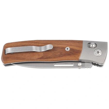 Nóż składany LionSteel NiNi Titanium Bolsters / Santos Wood, Satin M390 by Gianni Pauletta (NN2 ST)