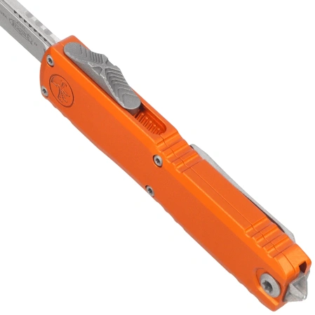 Nóż automatyczny OTF Microtech UTX-70 Gen IV S/E Orange Aluminium, Apocalyptic M390MK by Tony Marfione (11484-10APOR)