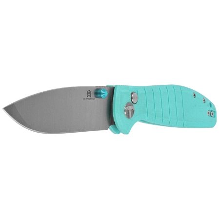 Nóż składany Bestechman Goodboy Tiffany Blue G10, Satin / Stonewashed D2 by Keanu Alfaro (BMK04B)