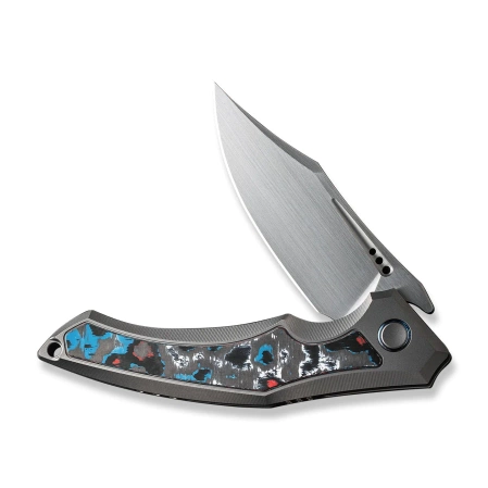 WE Knife Orpheus LE No ???/155 Gray Titanium / Nebula Fat Carbon, Hand Rubbed Satin CPM 20CV (WE23009-4)