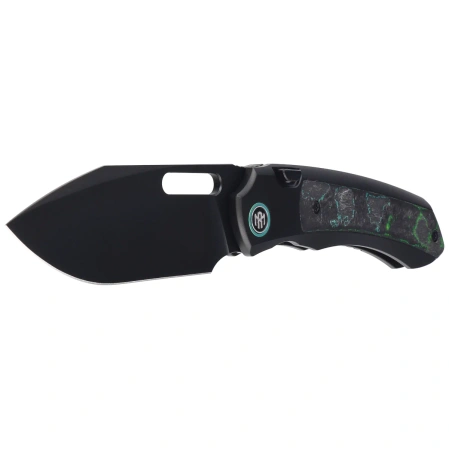 Remette Orca Knife Black Titanium/Kelp Bed CamoCarbon, Black DLC Pearlescent M390 (ORCAKDD)