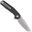Nóż składany Kubey Carve Black G10, Bead Blasted AUS-10 (KB237G)