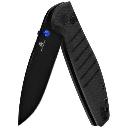 Bestechman Goodboy Jr. Knife Black G10, Black PVD D2 by Keanu Alfaro (BMK10E)