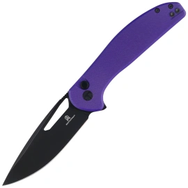 Bestechman Whalefin Knife Purple G10, Black PVD D2 (BMK18F)