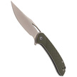 CIVIVI Knife Dogma OD Green G10, Satin Finish (C2005A)